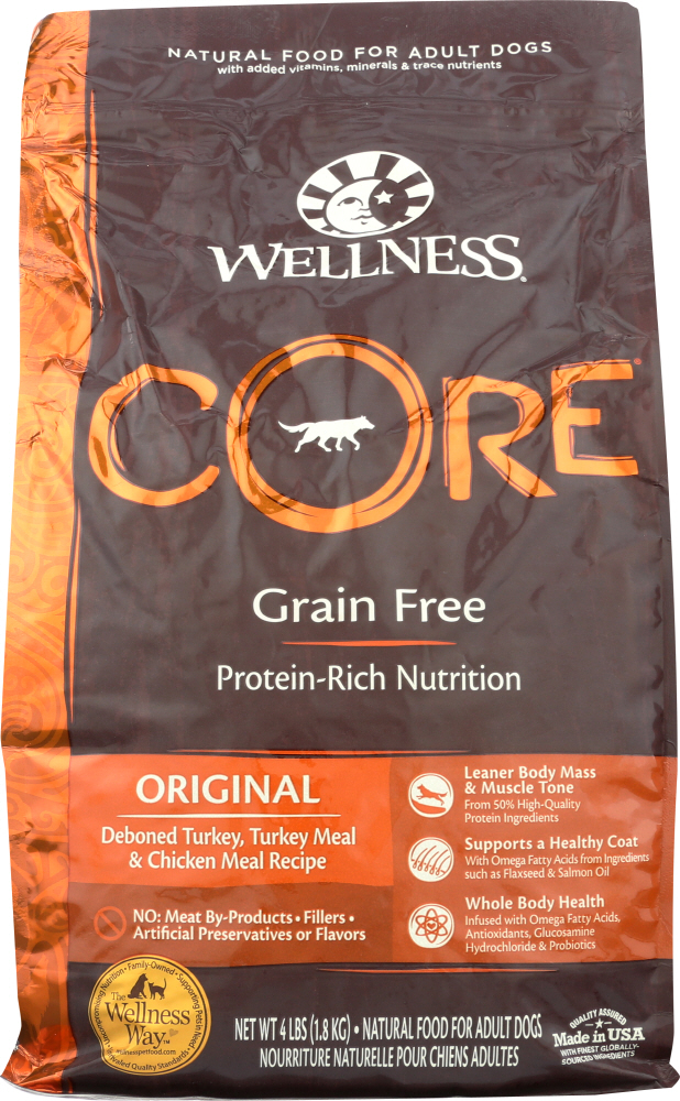Wellness KHFM00232629 4 lbs Formula Grain Free Core Original Dry Dog Food