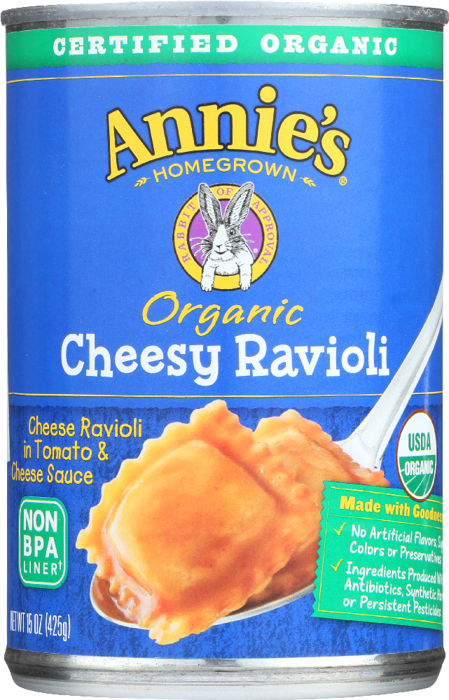 Picture of Annies KHFM00054346 15 oz Organic Ravioli Cheesy