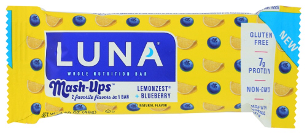 Picture of Luna KHLV00352712 Lemonzest Plus Blueberry Mash-Ups Bar - 1.69 oz