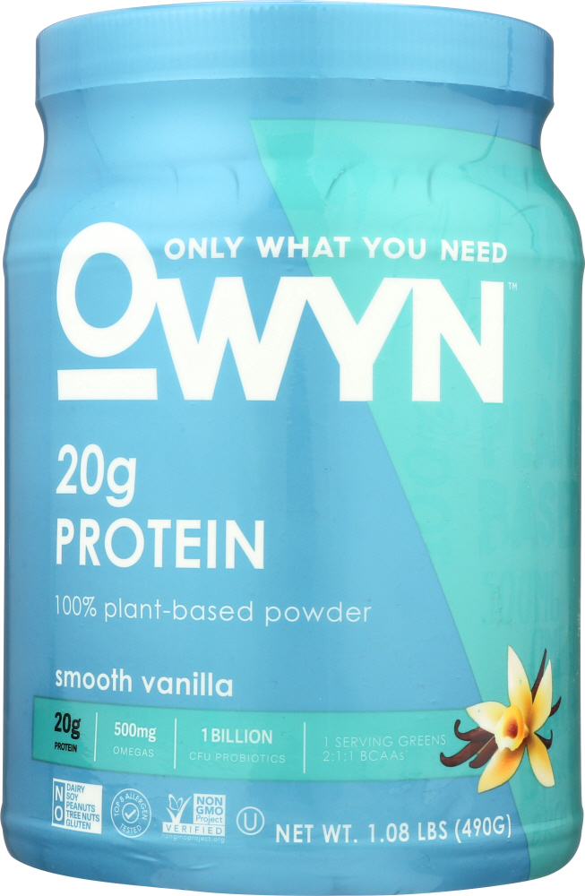 Picture of Owyn KHFM00319310 1.1 lbs Smooth Vanilla Protein Powder