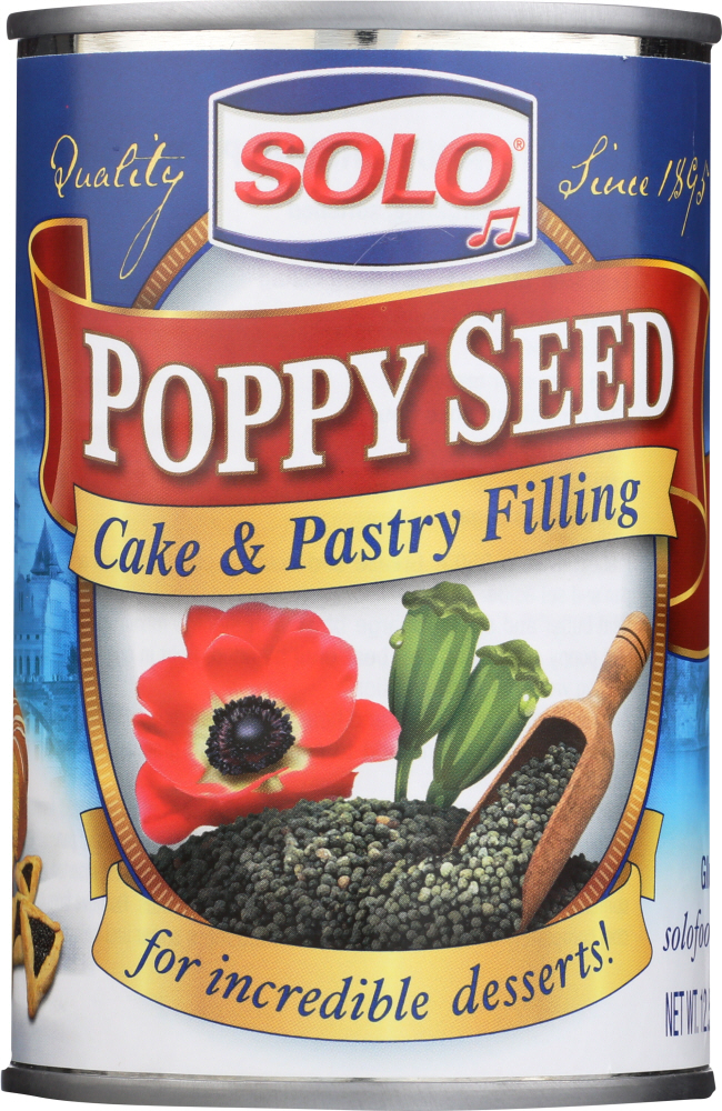 Picture of Solo KHFM00024145 Poppy Seed Cake & Pastry Filling for Desserts - 12.5 oz