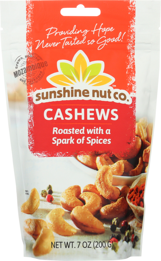 Picture of Sunshine Nut KHFM00275029 7 oz Cashews Roasted Spices