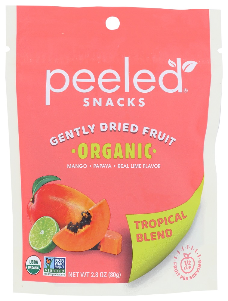 Picture of Peeled Snacks KHCH00351290 2.80 oz Tropical Blend Dried Fruit