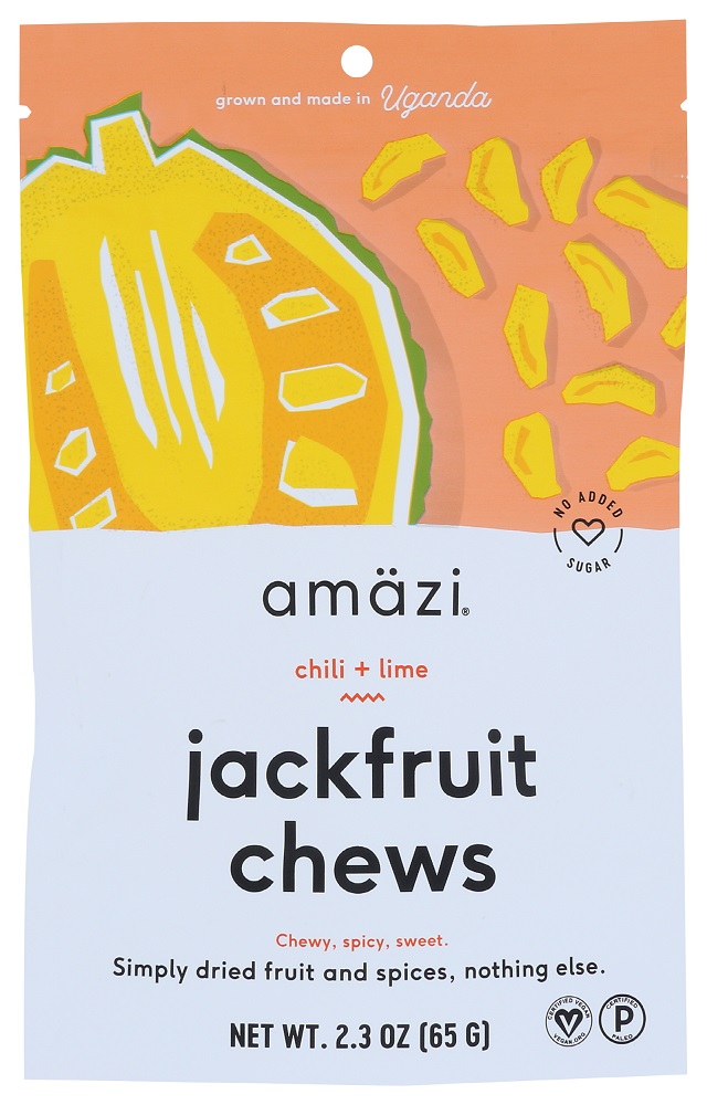 Picture of Amazi Foods KHCH00352605 2.30 oz Chili Lime Jackfruit Chews