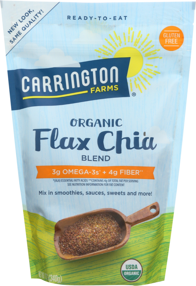 Picture of Carrington Farms KHFM00247643 12 oz Ready To Eat Chia Blend Organic Flax