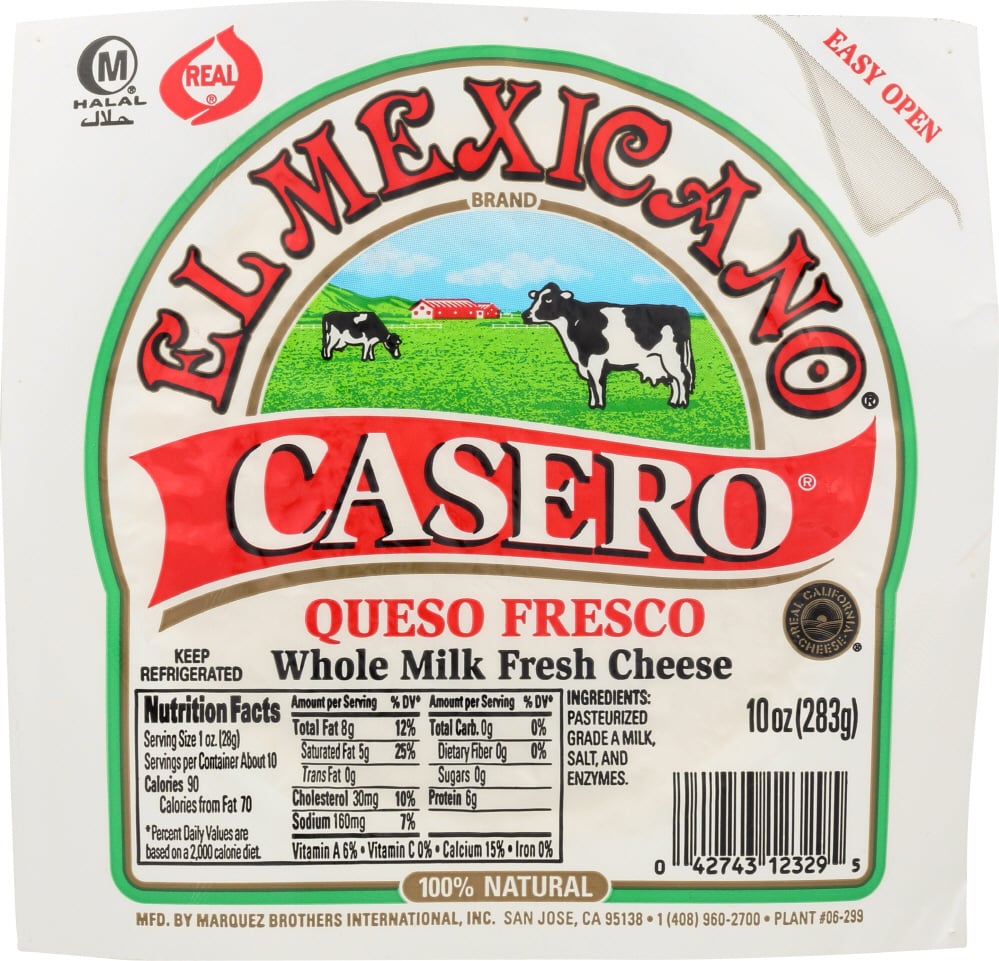 Picture of El Mexicano KHCH00296969 Casero Queso Fresco - 10 oz
