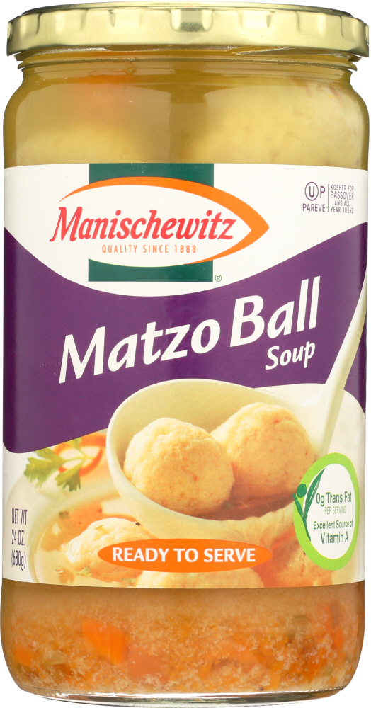 Picture of Manischewitz KHLV00341159 24 oz Matzo Ball Jars Soup
