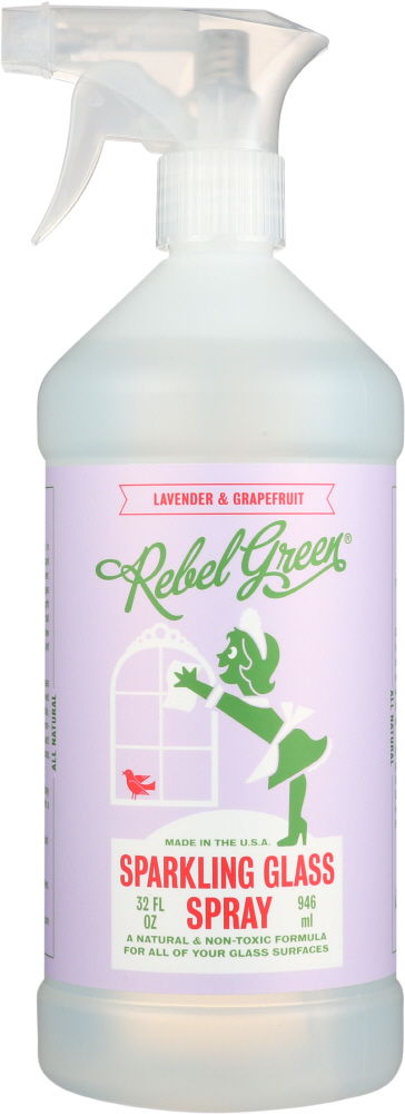 Picture of Rebel Green KHLV00300099 32 oz Lavender & Grapefruit Sparkling Glass Spray