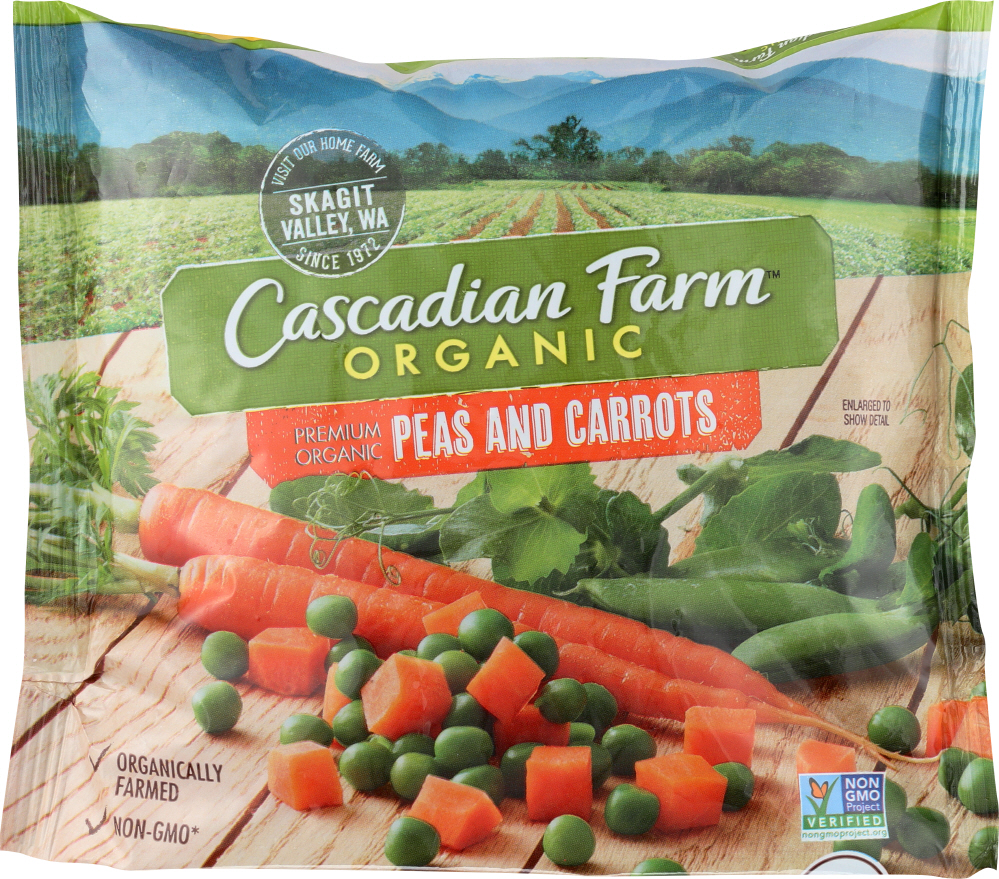 Picture of Cascadian Farm KHFM00209148 10 oz Peas & Carrots