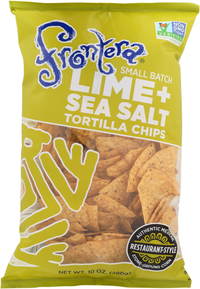 Picture of Frontera KHFM00503938 10 oz Lime & Sea Salt Stone-Ground Tortilla Chips