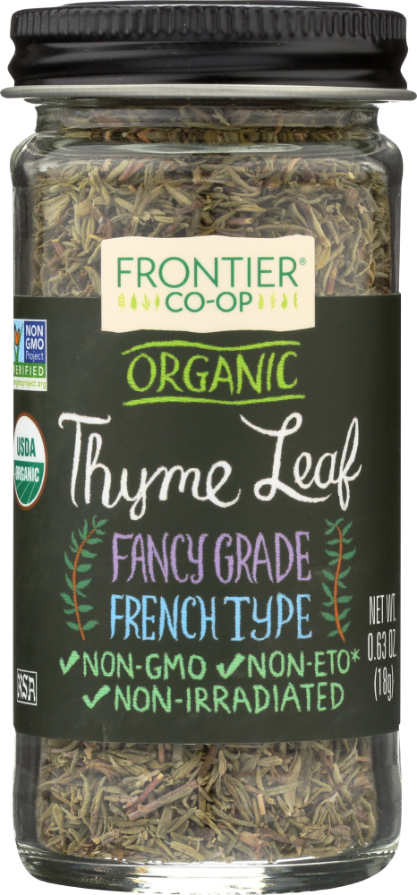 Picture of Frontier KHLV00006479 Organic Thyme Leaf Herbal Drink Bottle - 0.63 oz