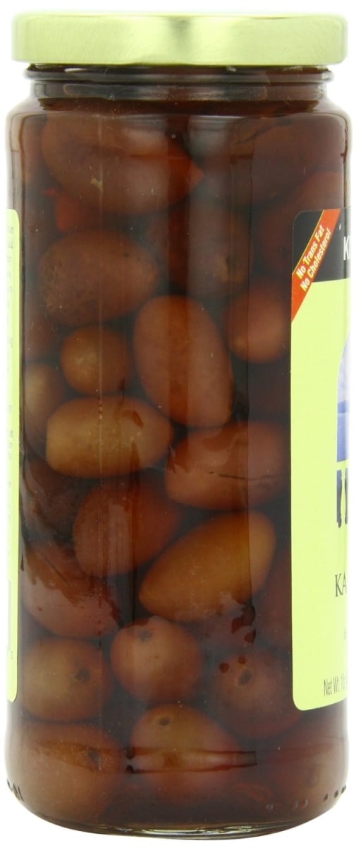 Picture of Krinos KHFM00022678 16 oz Imported Kalamata Olives in Vinegar Brine