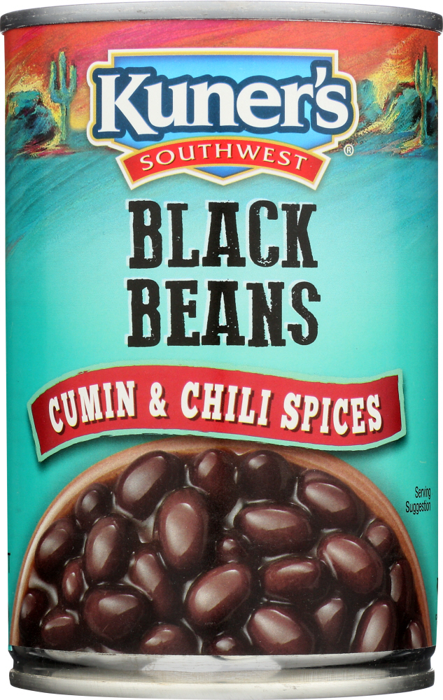 Picture of Kuners KHLV00555888 15 oz Southwest Black Beans with Cumin & Chili Spices