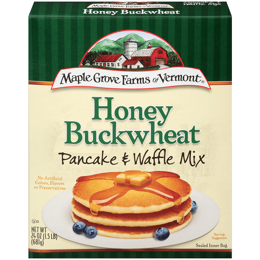 Picture of Maple Grove Farms of Vermont KHLV00926717 Mix Pancake Buckwheat Honey - 24 oz