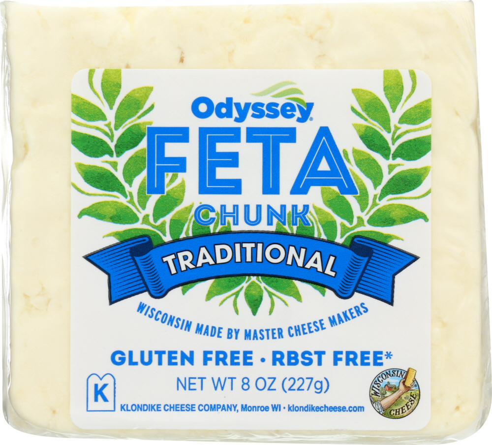 Picture of Odyssey KHFM00118721 Traditional Feta Chunk Cheese - 8 oz