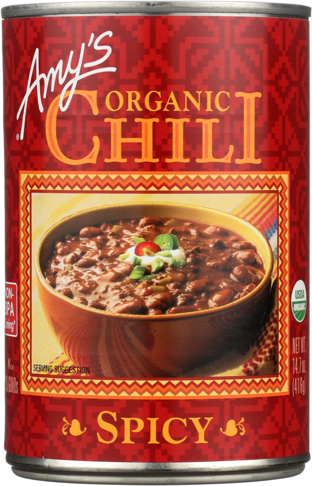 Picture of Amys KHFM00031849 14.7 oz Organic Chili Spicy