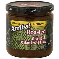 Picture of Arriba KHFM00061875 16 oz Garlic & Cilantro Medium Salsa