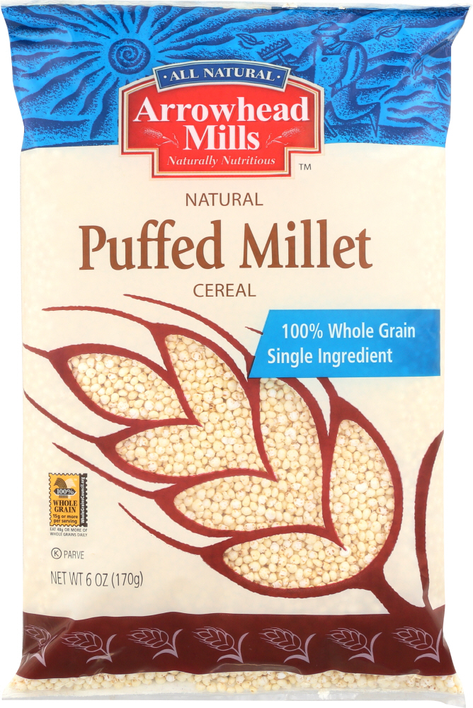 Picture of Arrowhead Mills KHFM00077461 6 oz Arrowhead Mills Puffed Millet Cereal