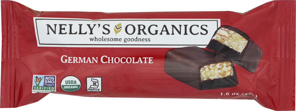 Picture of Nellys Organics KHFM00278951 1.6 oz German Chocolate Bar