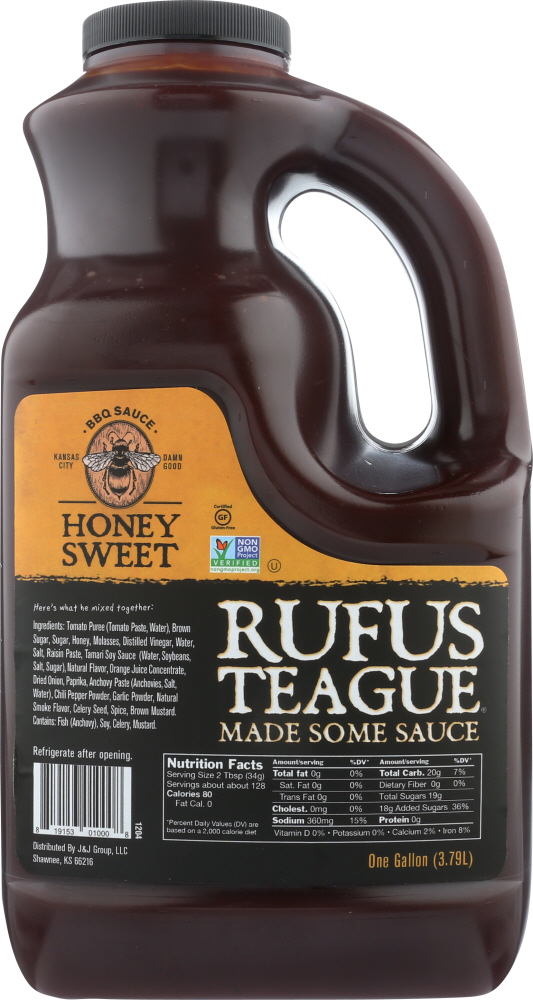 Picture of Rufus Teague KHCH00329423 1 gal Honey Sweet BBQ Sauce