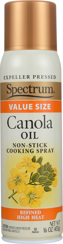 Picture of Spectrum Organic Products KHFM00135474 16 oz Canola Oil Non Stick Cooking Spray