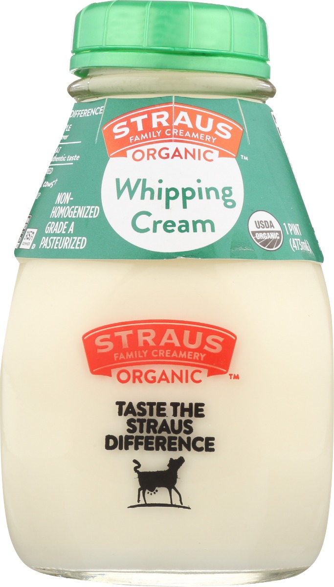 Picture of Straus Family Creamery KHCH00875385 16 oz Organic Whipping Cream