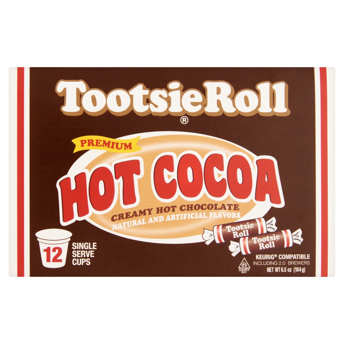 Picture of Tootsie Roll KHLV00253693 Cocoa Hot Tootsie Roll Cocoa Hot Tootsie Roll - 12 Piece