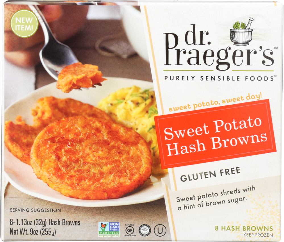 Picture of Dr Praegers KHLV00283025 9 oz Sweet Potato Hash Browns