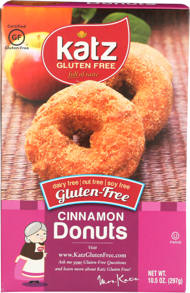 Picture of Katz KHFM00279562 10.5 oz Gluten Free Cinnamon Donuts