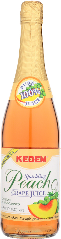 Picture of Kedem KHLV00022429 25.4 oz Sparkling Peach Juice