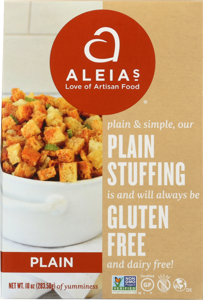 Picture of Aleias KHFM00258460 10 oz Gluten Free Stuffing Mix Plain