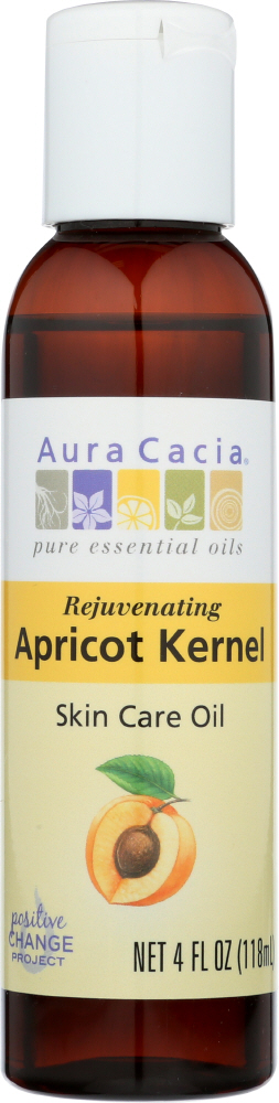 Picture of Aura Cacia KHFM00070086 4 oz Rejuvenating Apricot Kernel Natural Skin Care Oil