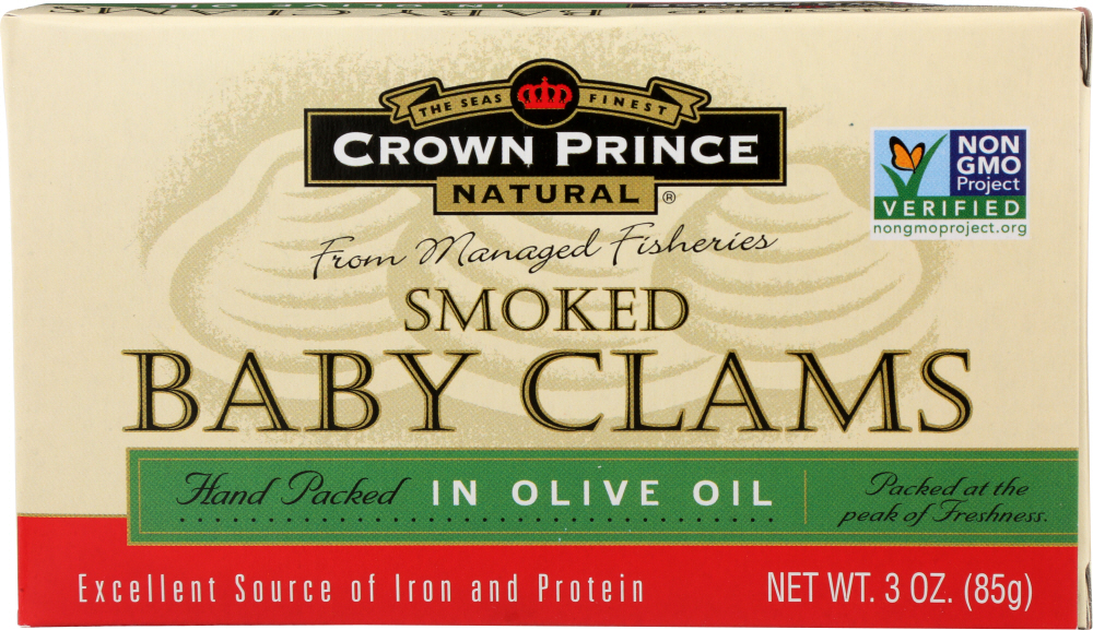 Picture of Crown Prince KHLV01354463 3 oz Smoked Olive Oil Baby Clam