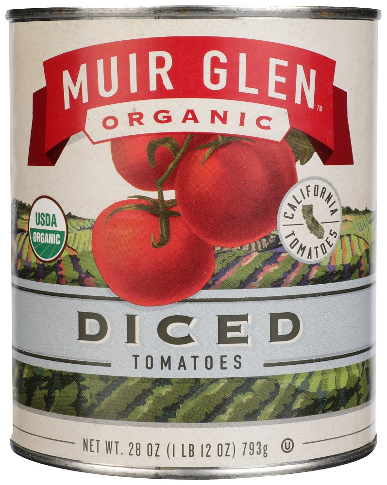 Picture of Muir Glen KHFM00733592 28 oz Organic Diced Tomatoes