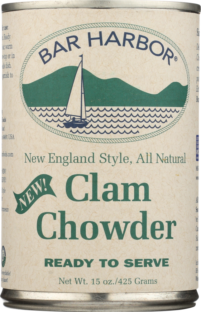 Picture of Bar Harbor KHLV00331974 15 oz Soup Chowder Clam New England Ready To Served