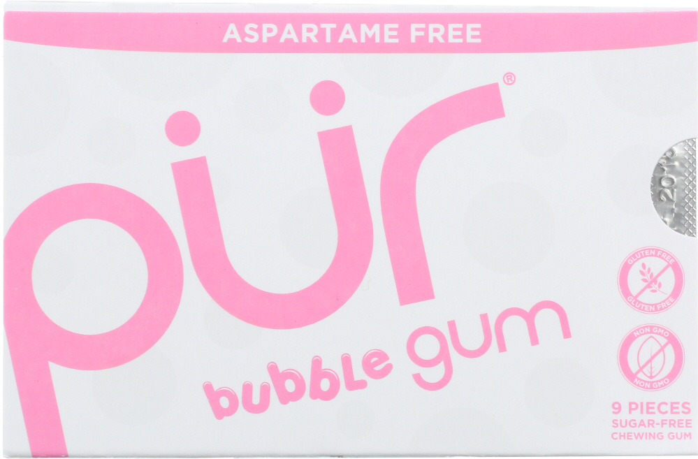 Picture of Pure Mints Gum KHFM00287617 12.6 gm Bubblegum Pur Gum