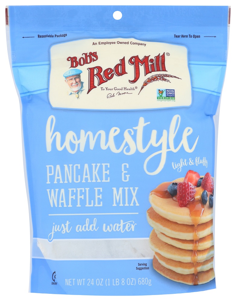 Picture of Bobs Red Mill KHLV00353157 24 oz Homestyle Pancake & Waffle Mix