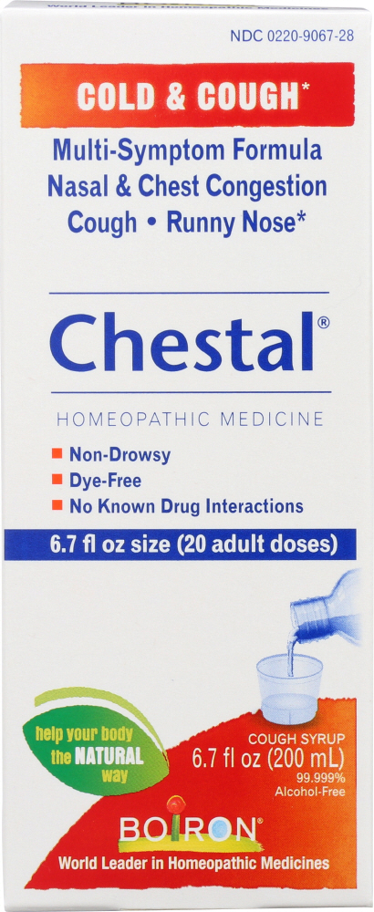 Picture of Boiron KHLV00269685 6.7 oz Adult Chestal Cold & Cough Syrup