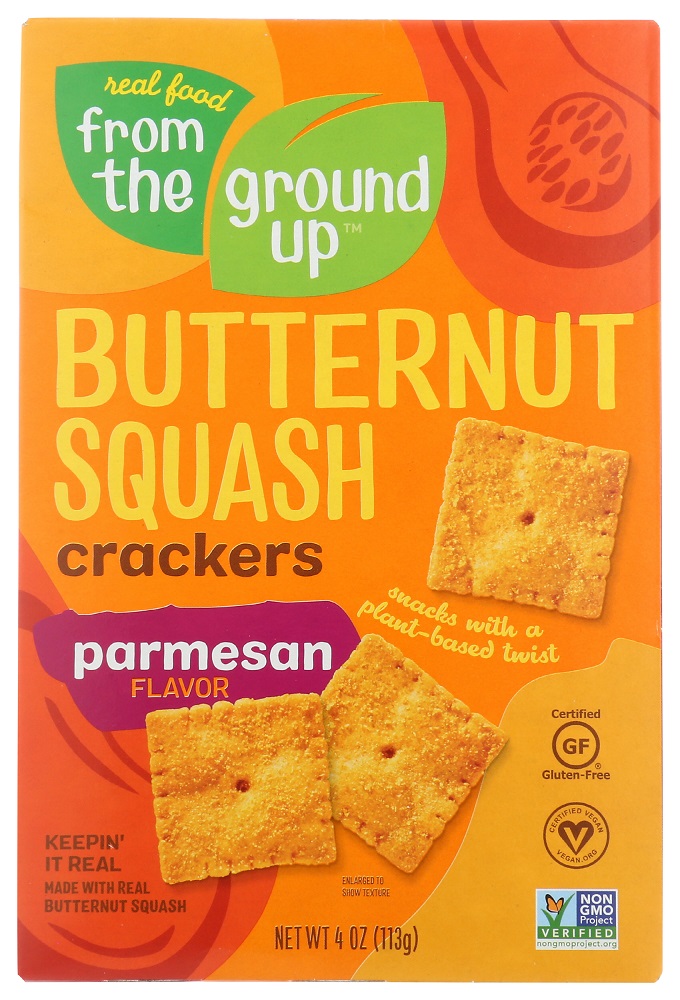 Picture of From the Ground Up KHLV00346795 4 oz Butternut Squash Parmesan Crackers