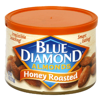 Picture of Blue Diamond KHFM00018634 6 oz Almonds Honey Roasted