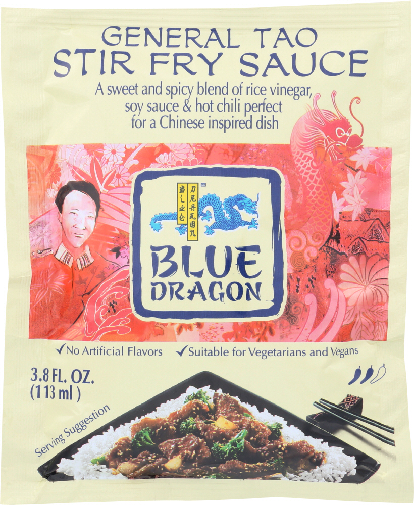 Picture of Blue Dragon KHLV00094627 3.8 oz General Tao Stir Fry Sauce