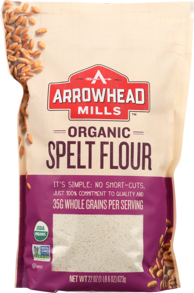 Picture of Arrowhead Mills KHLV00280058 22 oz Organic Spelt Flour