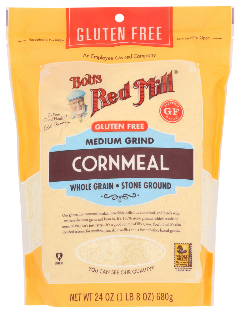 Picture of Bobs Red Mill KHLV00348642 24 oz Gluten Free Medium Grind Cornmeal