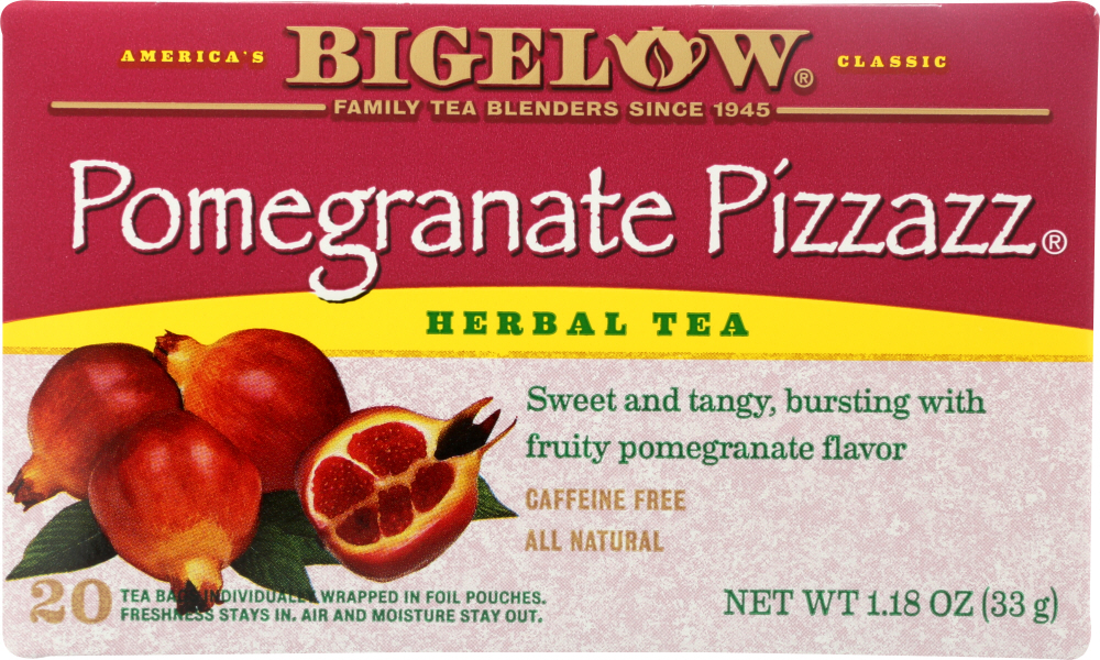 Picture of Bigelow KHLV00479253 1.18 oz Pomegranate Pizzazz Herbal Tea - 20 Bag