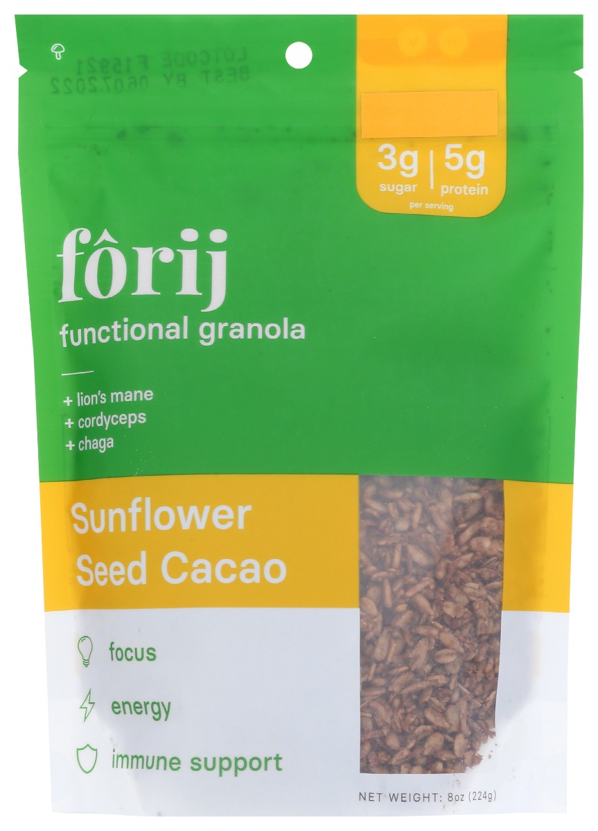 Picture of Forij KHRM00386363 8 oz Sunflower Seed & Cacao Granola