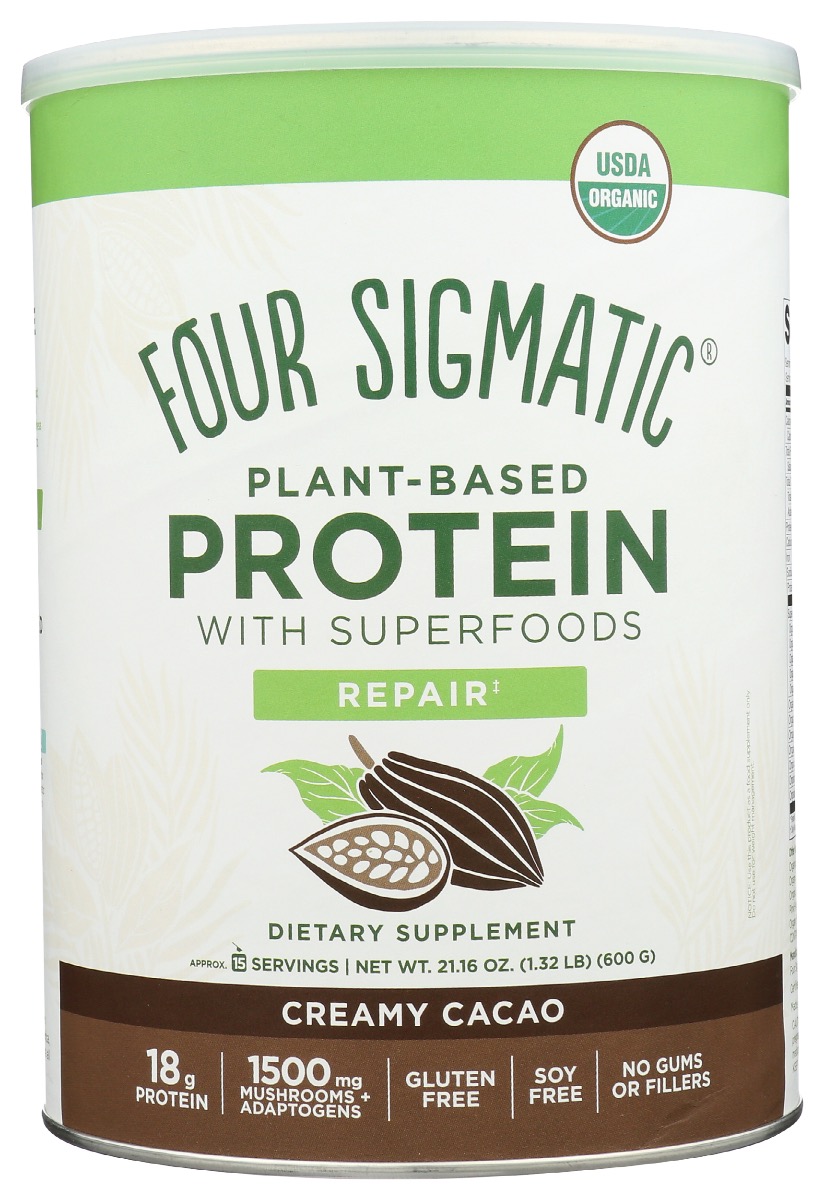 Picture of Four Sigmatic KHRM00368586 21.6 oz Cacao Plant Protein