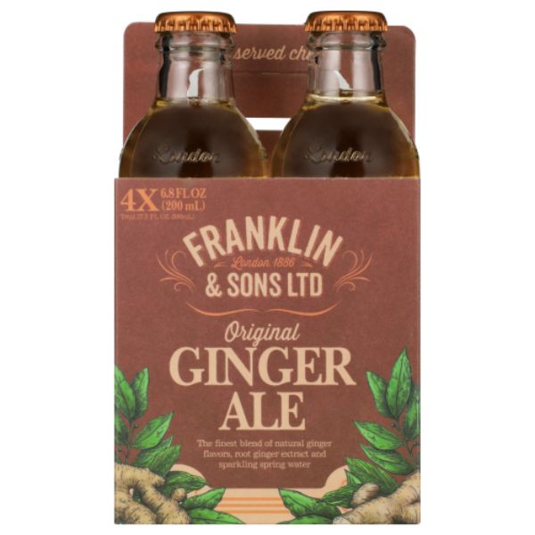 Picture of Franklin & Sons KHRM00369835 800 ml Ginger Ale Mixer - Pack of 4