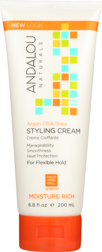 Picture of Andalou Naturals KHFM00067876 6.8 oz Argan Oil & Shea Styling Cream