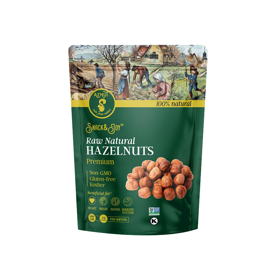 Picture of Aznut KHRM00333045 6 oz Raw Natural Hazelnuts