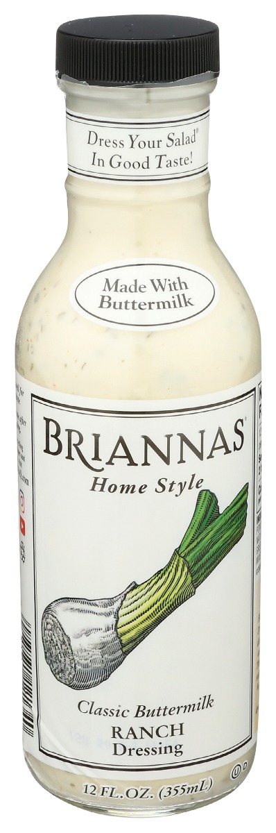 Picture of Briannas KHRM00234181 12 oz Classic Buttermilk Ranch Dressing
